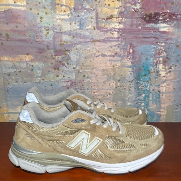 New Balance 990v3 Made In USA ExclusiveBeige Tan M990BG3Mens10D